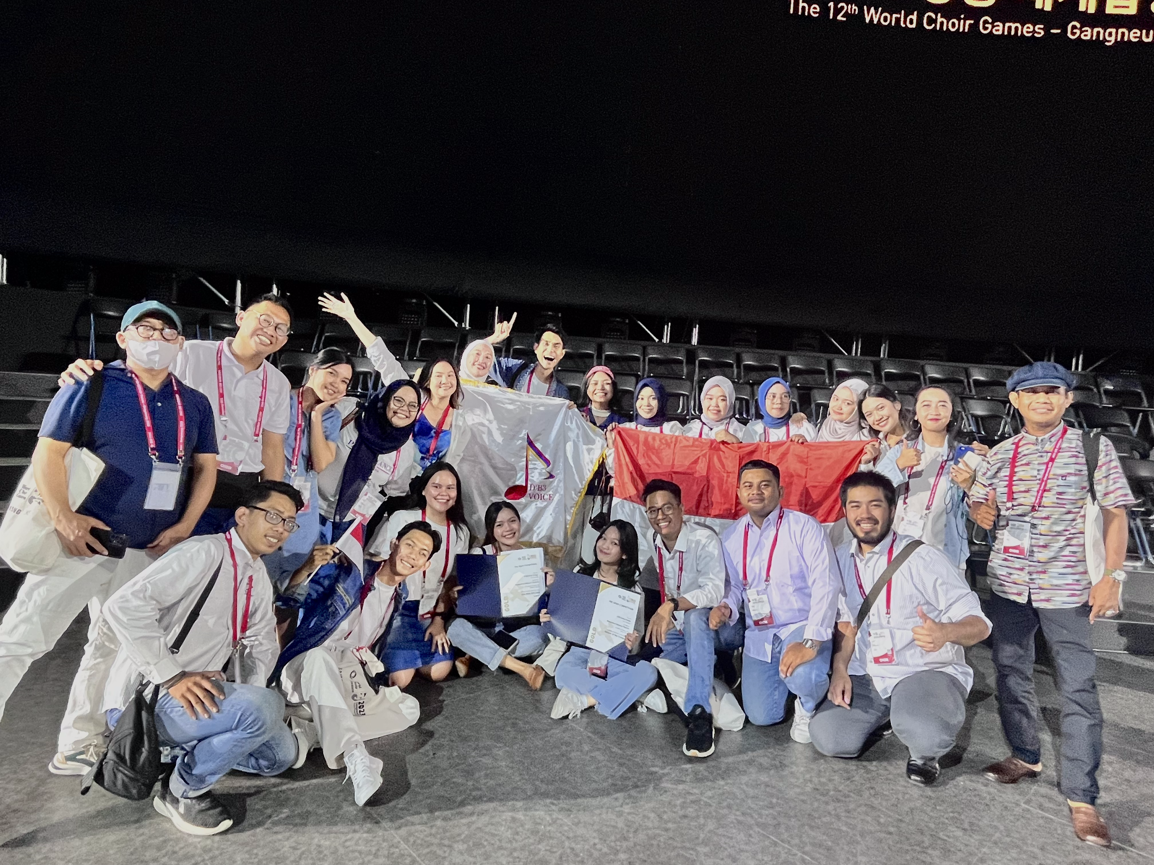 DB’3 Voice FISIP Unhas Raih Emas pada Event International di Korea